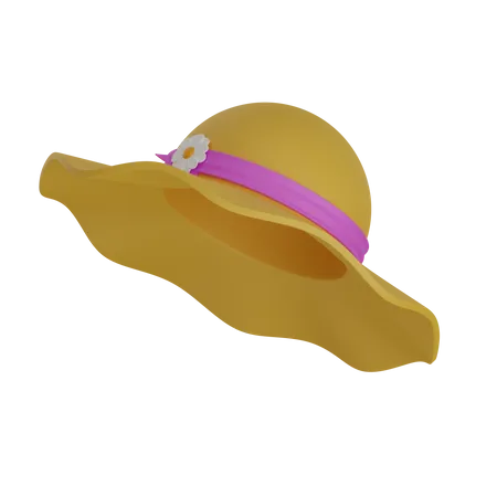 Pamelas Sun Hat 3D Icon