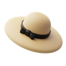 3d woman hat logo