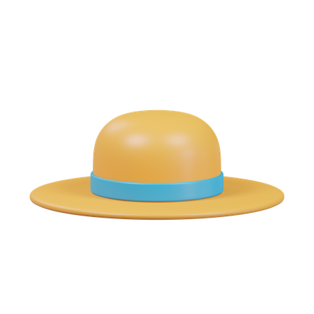 Sombrero pamela  3D Icon