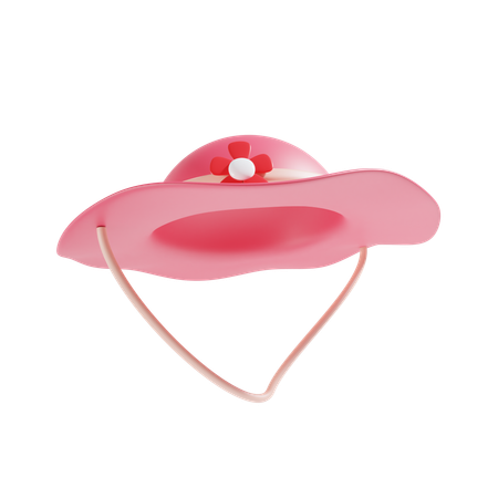 Sombrero pamela  3D Icon