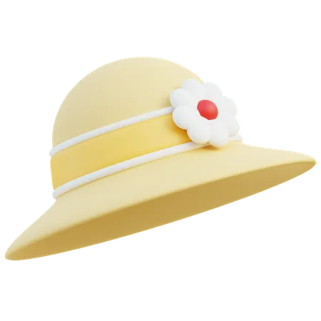 Sombrero pamela  3D Icon