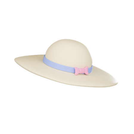 Sombrero pamela  3D Icon