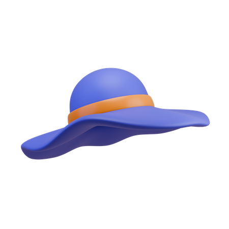 Sombrero pamela  3D Icon