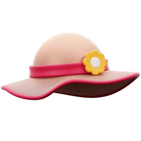 Sombrero pamela  3D Icon