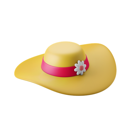 Sombrero pamela  3D Icon