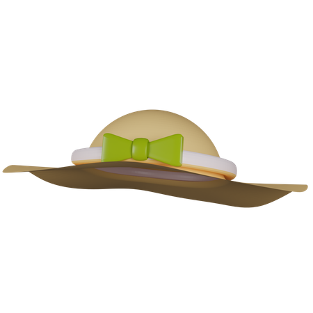 Sombrero pamela  3D Icon