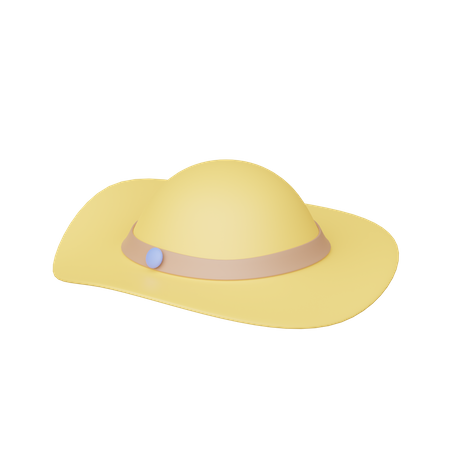 Sombrero pamela  3D Icon