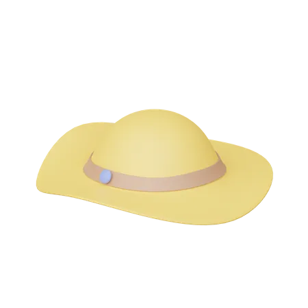 Sombrero pamela  3D Icon