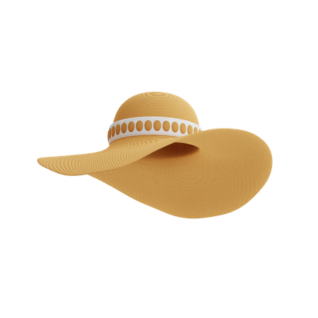 Sombrero pamela  3D Icon