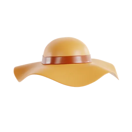 Sombrero pamela  3D Icon