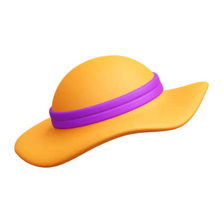 Sombrero pamela  3D Icon