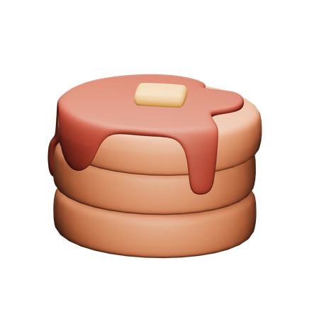 Pan Cake  3D Icon