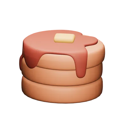 Pan Cake  3D Icon