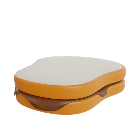 Pan de chocolate  3D Icon