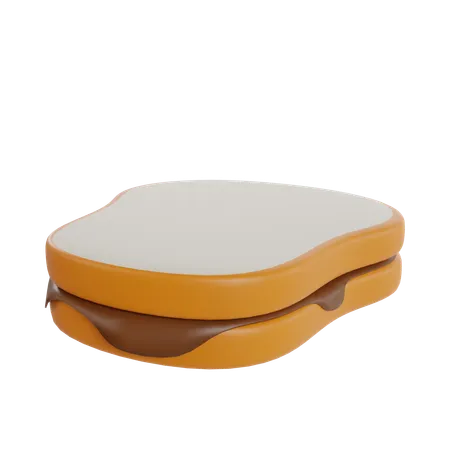 Pan de chocolate  3D Icon