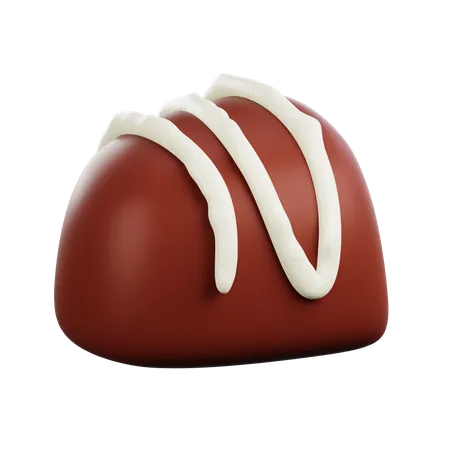 Pan de chocolate  3D Icon