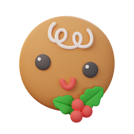 Pan de jengibre  3D Icon