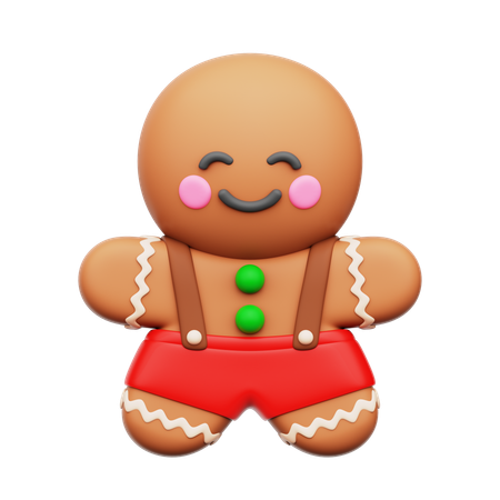 Pan de jengibre  3D Icon