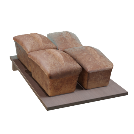 Pan de jengibre  3D Icon