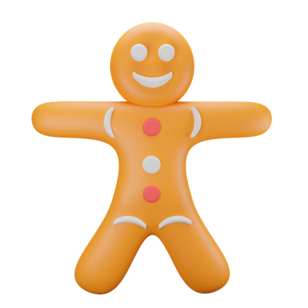 Pan de jengibre  3D Icon
