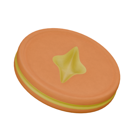 Pan de piña  3D Icon