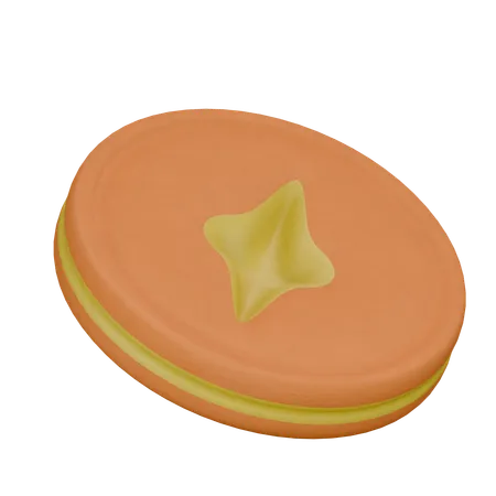 Pan de piña  3D Icon