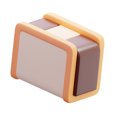 Pan de sándwich con helado  3D Icon
