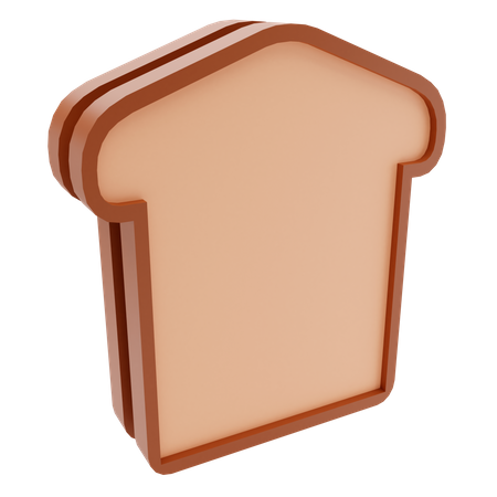 Pan de trigo  3D Icon
