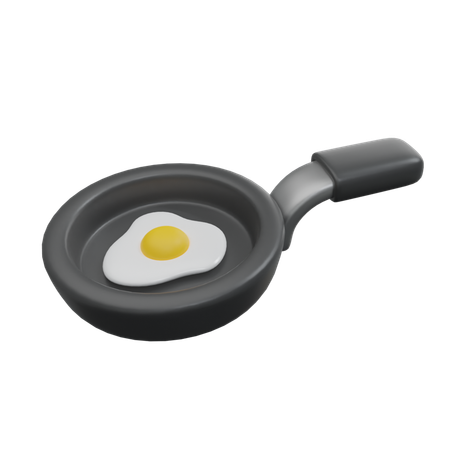 Pan Egg  3D Icon