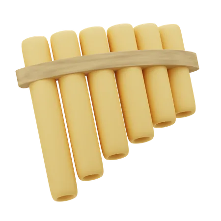 Pan Flute  3D Icon