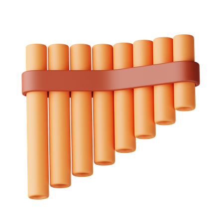 Pan Flute  3D Icon