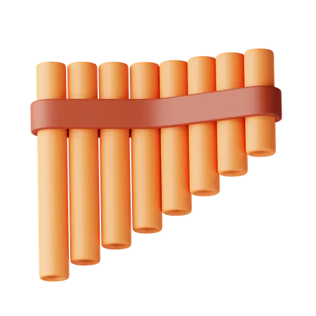 Pan Flute  3D Icon