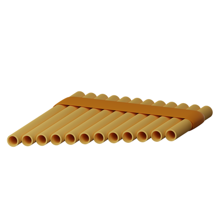 Pan Flute  3D Icon