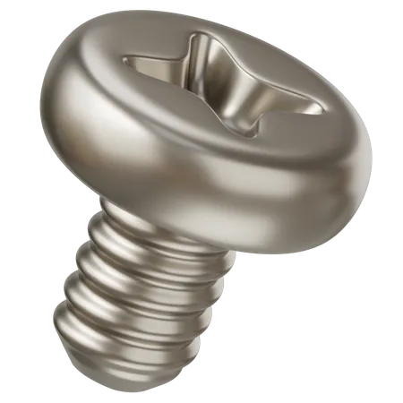 Pan Head Machine Screw  3D Icon