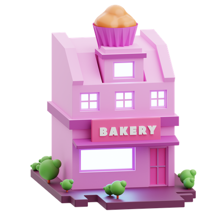 Panadería  3D Illustration