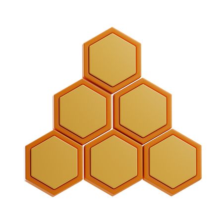 Panal de miel  3D Icon