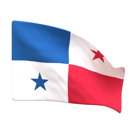 Panama Flag  3D Icon