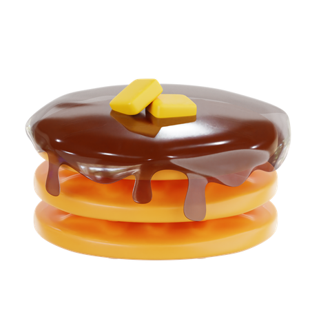 パンケーキ  3D Icon