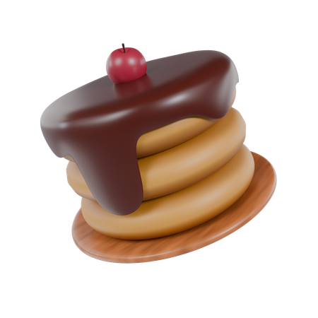 Pancake  3D Icon