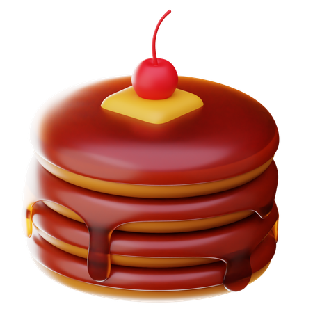 パンケーキ  3D Icon