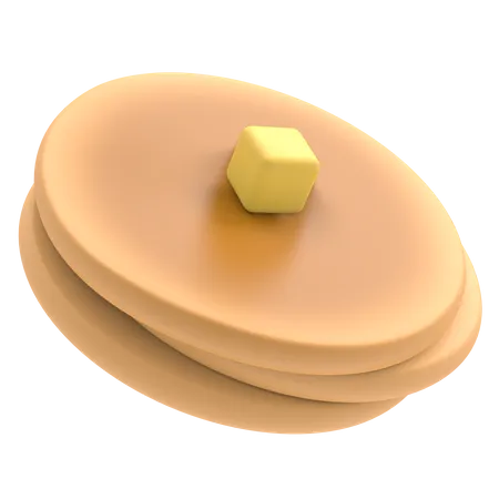 Pancake 3D Illustration