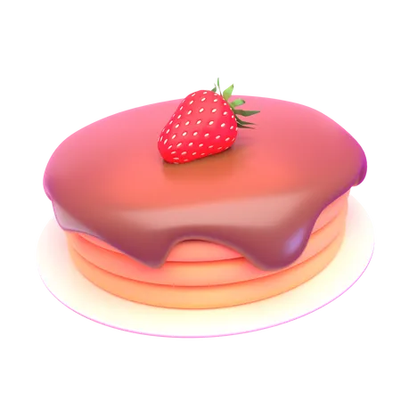 Pancake  3D Icon