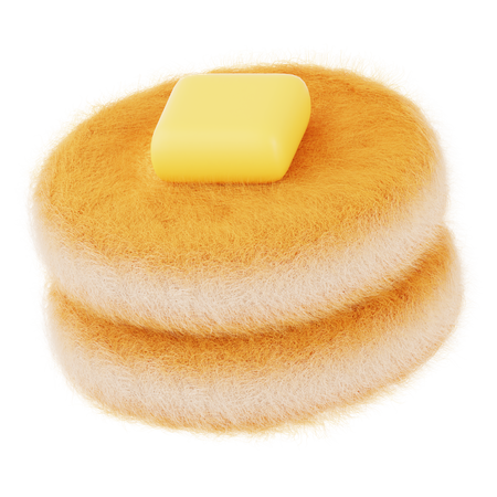 Pancake  3D Icon