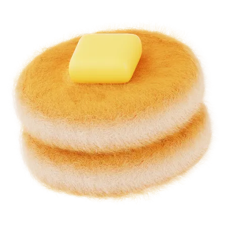 Pancake  3D Icon