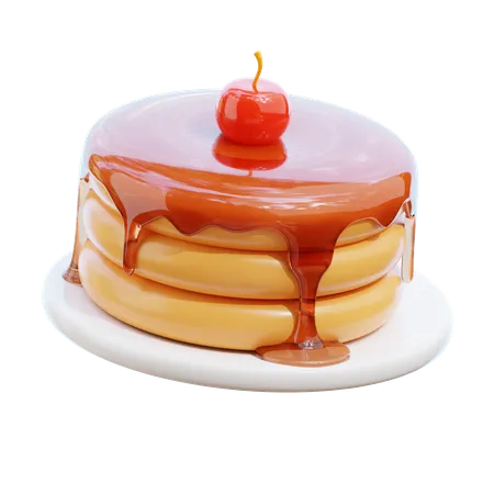 Pancake  3D Icon