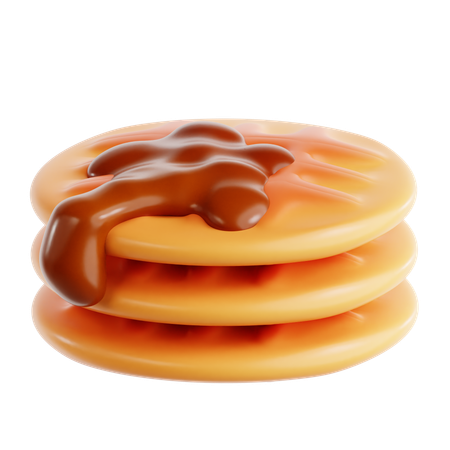 Pancake  3D Icon