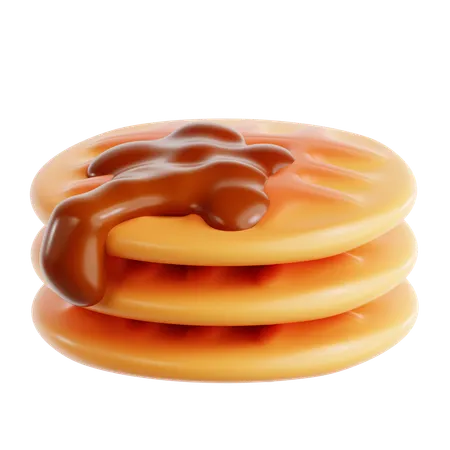 Pancake  3D Icon