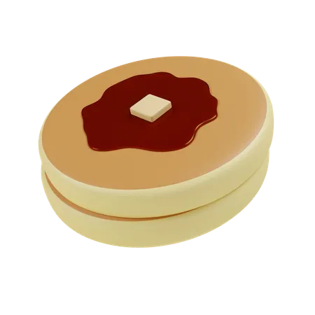 Pancake  3D Icon