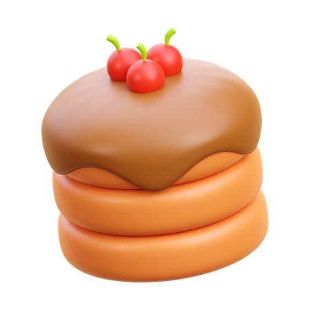 Pancake  3D Icon