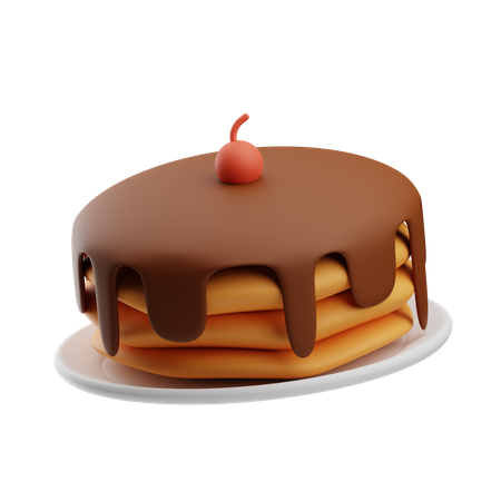 Pancake  3D Icon